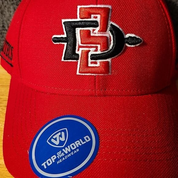 Top of the World San Diego Aztecs Velcroback Hat - New - Picture 2 of 9